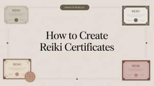 how to create reiki certificates