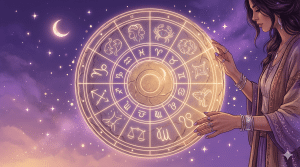 profection year wheel showing the 12 houses in astrology