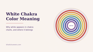 White chakra color meaning, the seven chakra colors in concentric rings with white at the centre